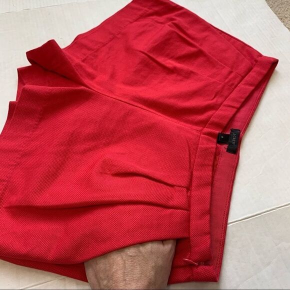 J.crew coral pink pleated shorts size 8 - Picture 5 of 9